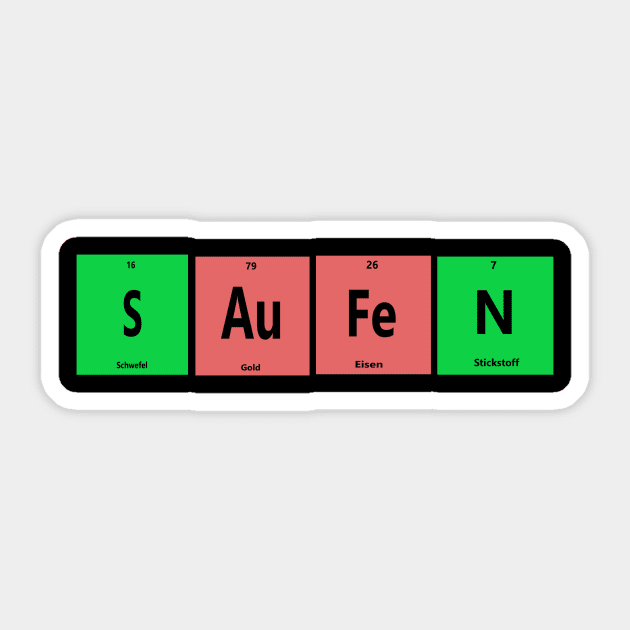 Saufen Sticker by NT85